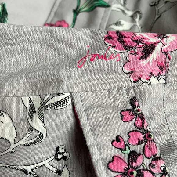 Joules Waterproof Striped Jacket. Right As Rain. Womens US 4. - Picture 7 of 8